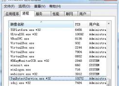 Win7怎么查看進程對應程序和文件？