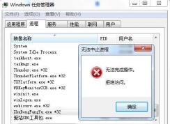 如何結束zhudongfangyu.exe進程,正確關閉方法