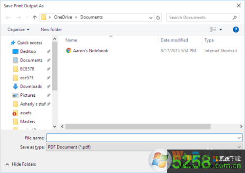 Win10系統使用Microsoft Print to PDF并打印的方法2