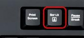 Win10環境下如何使用scroll lock鍵？