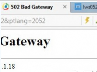 網頁打不開提示502 bad gateway 的win10解決方法