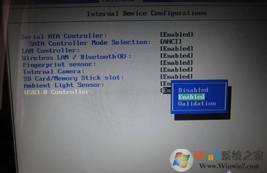 BIOS啟用禁用USB設置