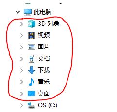 如何刪除win10此電腦左側導航欄中:視頻/圖片/文檔/下載/音樂?