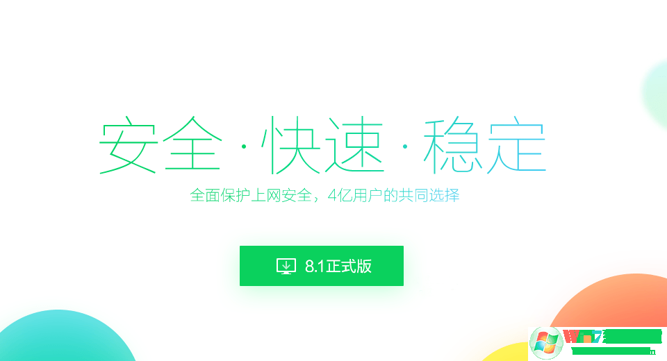 點擊下載按鈕立即下載360安全瀏覽器 360瀏覽器