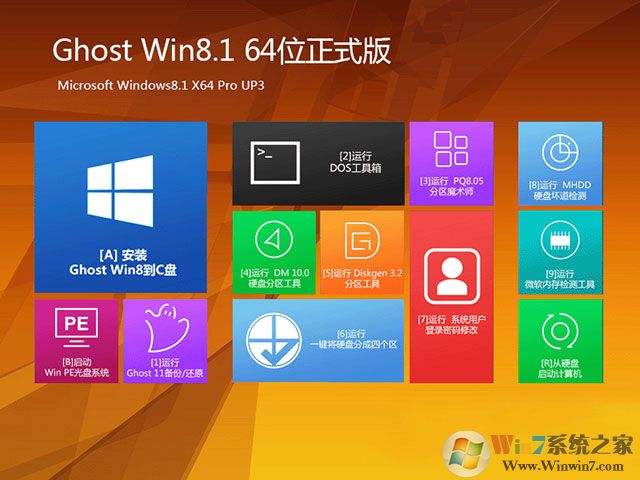GHOST WIN8.1 64位專業版(高速優化免激活)ISO鏡像V2018