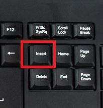 insert鍵在哪?小編教你win7電腦insert鍵所在位置