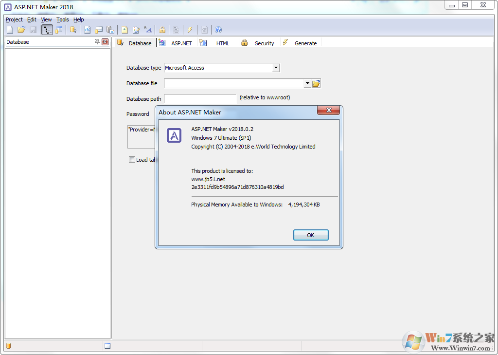 asp.net maker 破解版怎么裝?asp.net maker安裝教程
