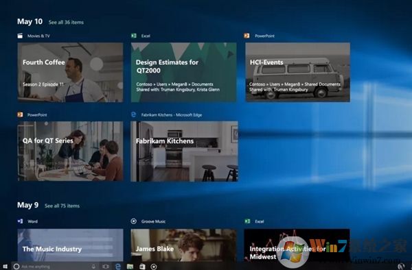 怎么恢復時間線功能,win10系統恢復時間線功能的方法 win10系統怎么恢復時間線功能1