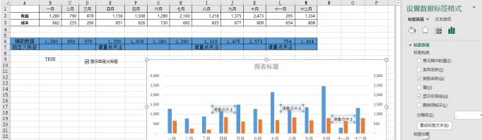 excel動態(tài)圖表怎么做?教你制作excel動態(tài)圖表標(biāo)簽