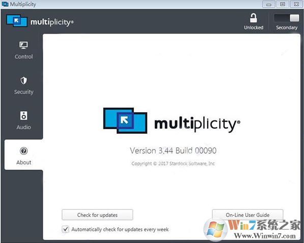 Stardock Multiplicity(多屏鍵鼠控制)v3.44破解版(含破解補丁+破解方法)
