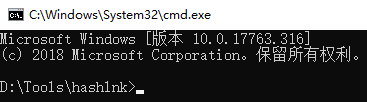 打開當前目錄的命令提示符