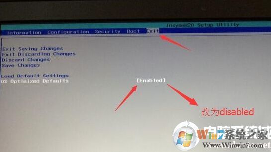 把OS Optimized Defaults設置為Disabled 把OS Optimized Defaults設置為Disabled