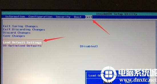 Load Default Settings回車加載設置 Load Default Settings回車加載設置