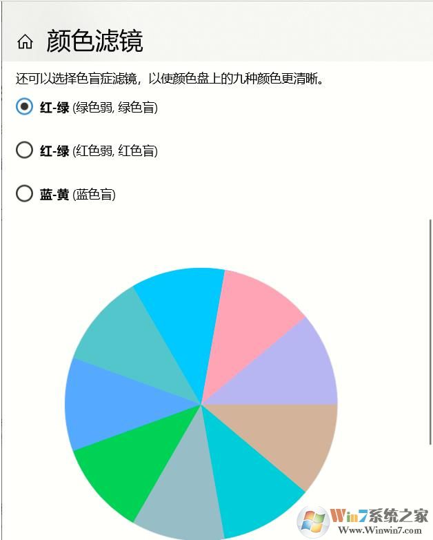 Win10系統色盲色弱設置顏色利于使用的方法