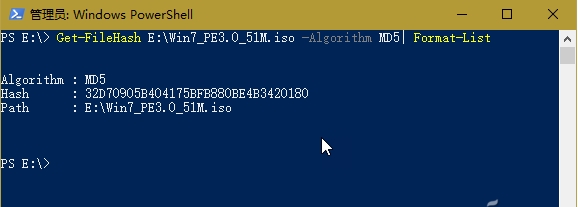 Win10系統用PowerShell命令生成文件SHA1、MD5文件校驗碼方法