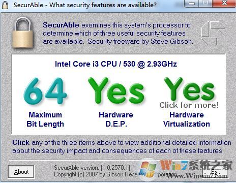 securable下載_SecurAble(VT檢測工具)v1.0.2570.1 綠色漢化版