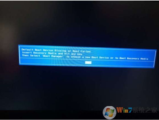Win10系統Default Boot Device Missing or Boot Failed解決方法