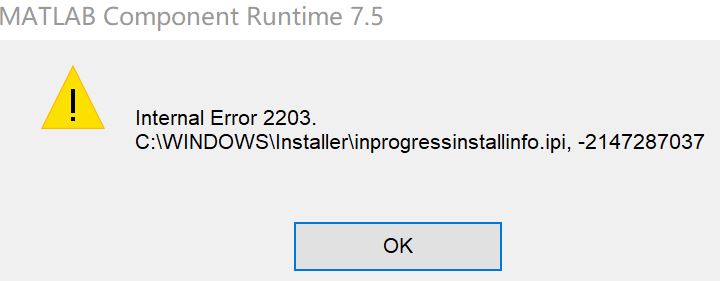 win10系統 無法安裝軟件 錯誤提示:Internal error 2203 該怎么辦?