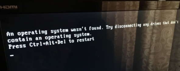 重裝系統后an operating system wasn