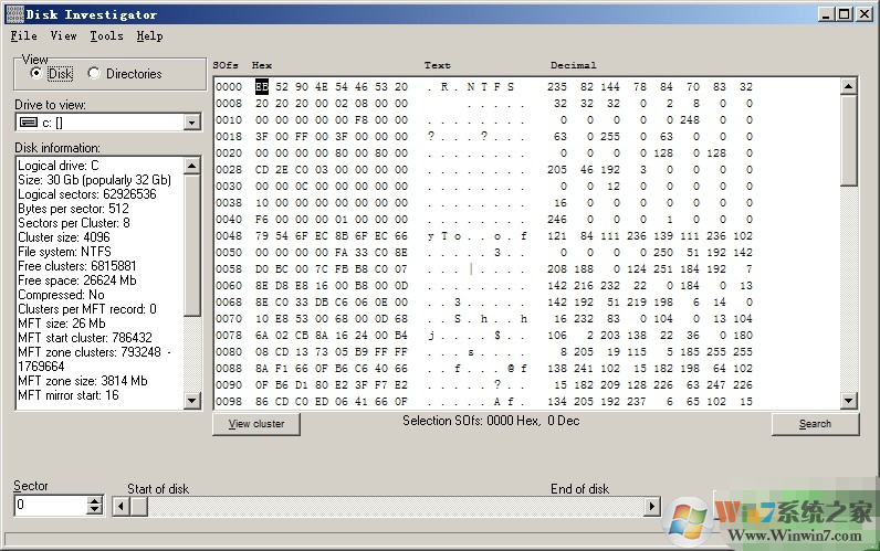 Disk Investigator(直接修改硬盤數據)下載