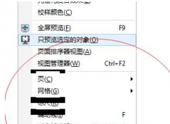 Win10系統CDR菜單欄有黑色方塊解決方法