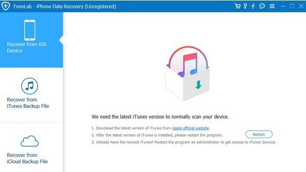 FoneLab iPhone Data Recovery(蘋果手機數據恢復軟件)
