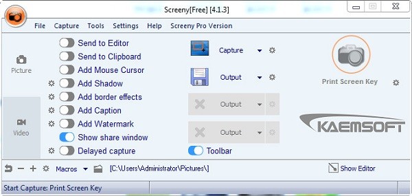 Screeny(專業屏幕截圖工具)