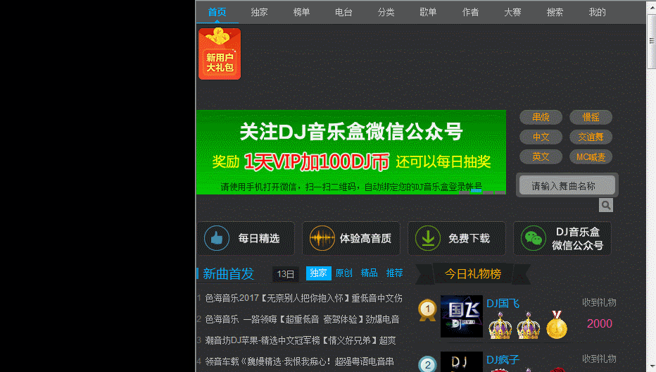 DJ娛樂網高音質播放器