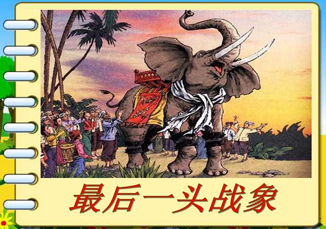 最后一頭戰象ppt免費版