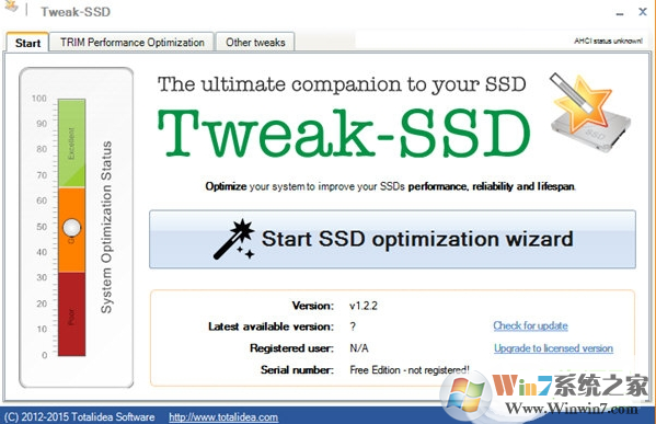 Tweak-SSD固態硬盤優化工具 V1.2.0漢化安裝版