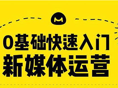 0基礎快速入門新媒體運營培訓教程完整版百度網盤資源