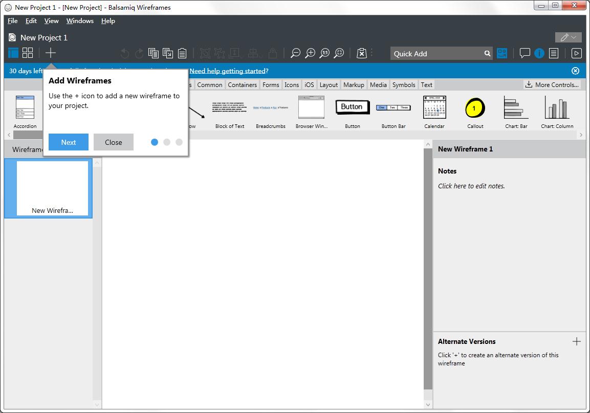 Balsamiq Wireframes