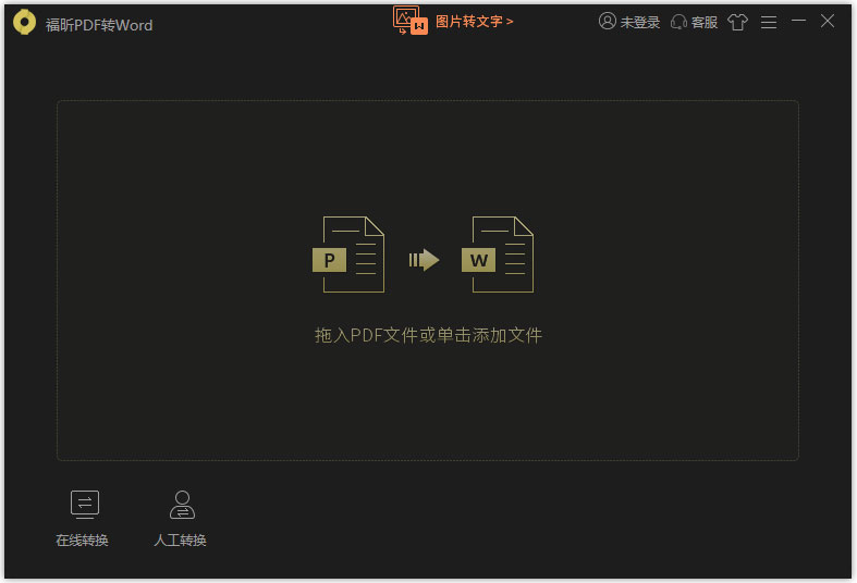 福昕PDF轉Word