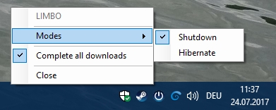 Steam下載完成后自動關機工具 v2.0綠色版