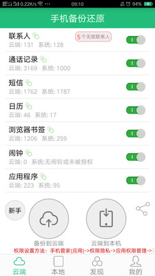 手機備份與恢復