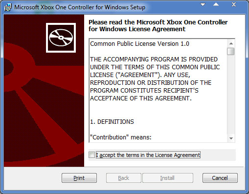  XBOXONE手柄PC驅動 V1.0