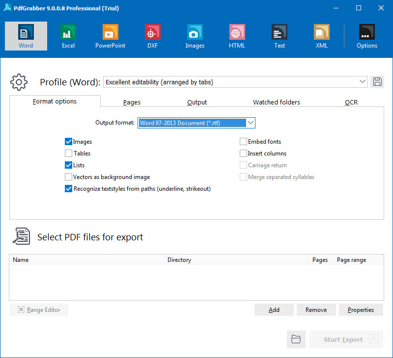 PdfGrabber(pdf文件導出工具) V9.0.0.10