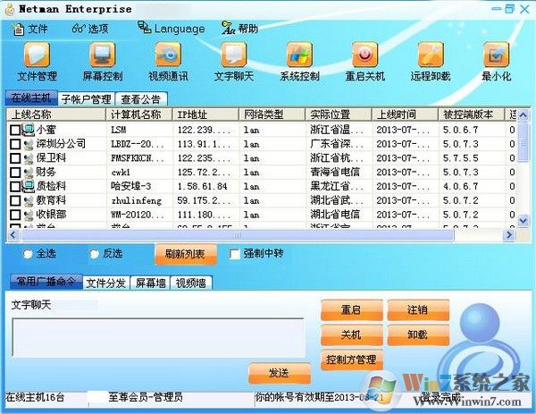 Netman網絡人遠程控制軟件