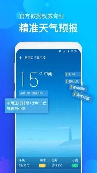 手機天氣預報