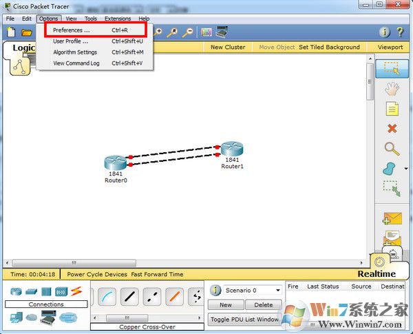 思科模擬器(Cisco Packet Tracer)截圖