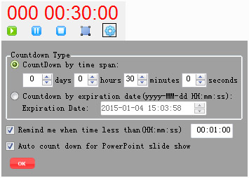 PPTCountdown(PPT播放倒計時軟件) V1.1.0.0 綠色版
