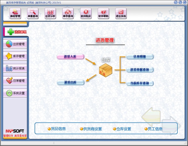 美萍庫存管理系統（美萍倉庫管理軟件） V2019.v3 官方正式版