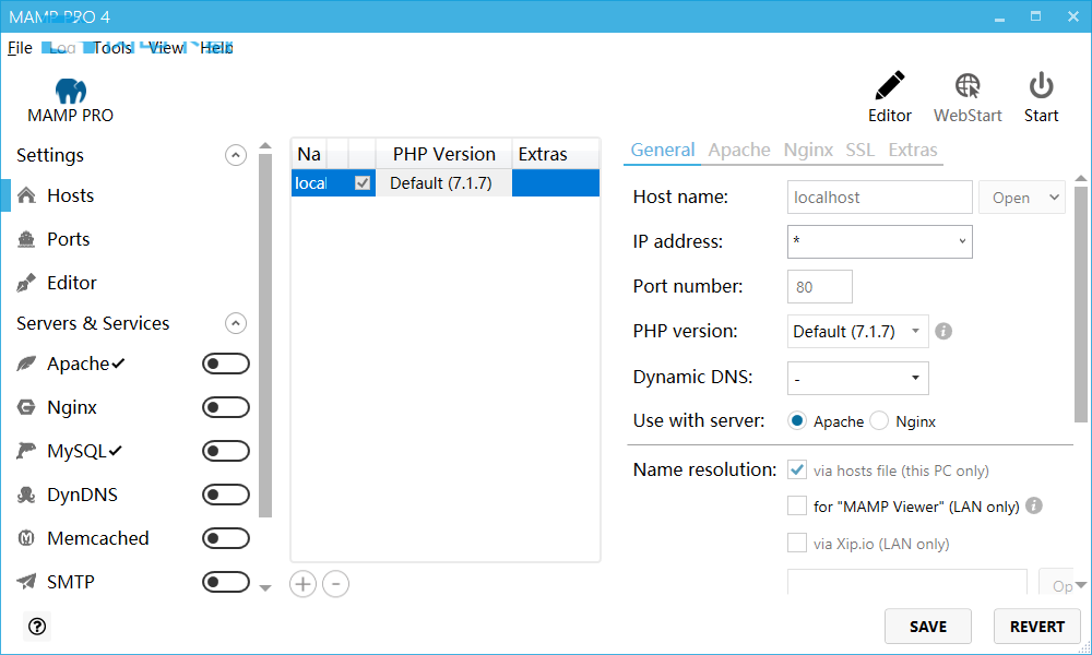 MAMP PRO(WEB開發工具)