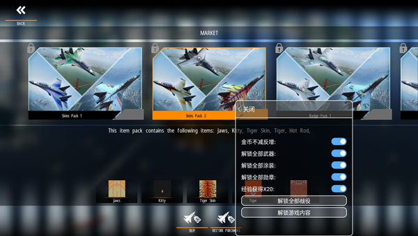 搏擊長(zhǎng)空無(wú)限戰(zhàn)機(jī)破解版