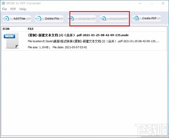 MOBI to PDF Converter(MOBI轉PDF轉換器) v1.0 官方版