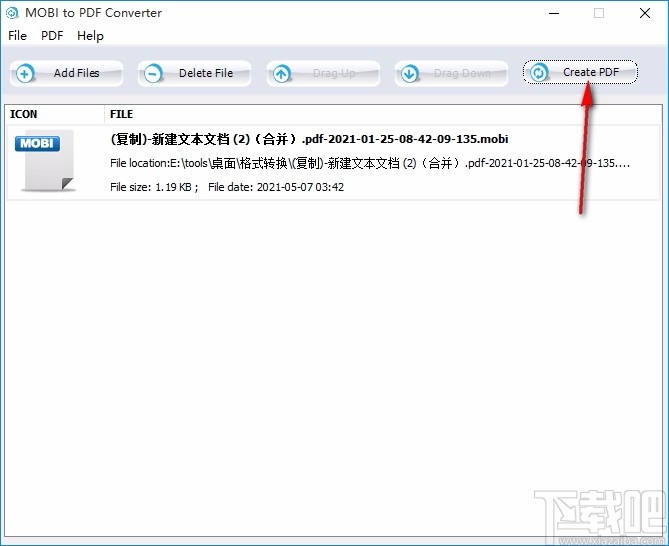 MOBI to PDF Converter(MOBI轉PDF轉換器) v1.0 官方版