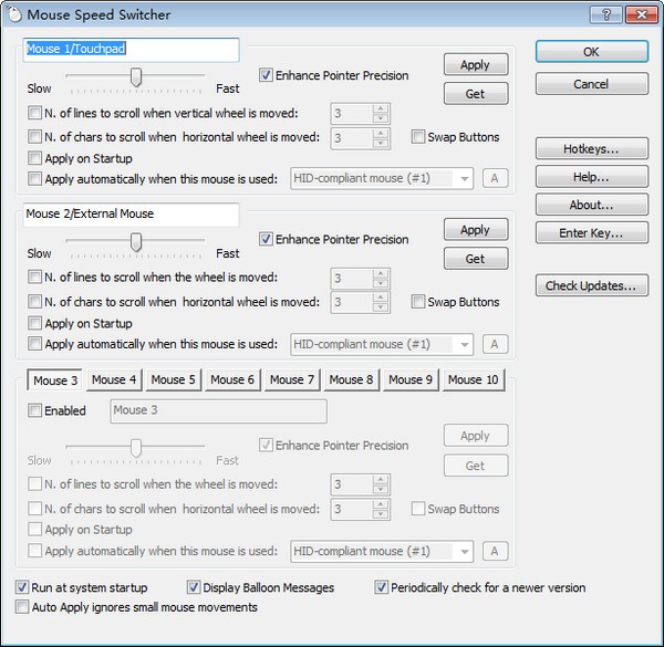  Mouse Speed Switcher(鼠標速度切換軟件)