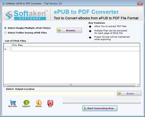 Softaken ePUB to PDF Converter(ePUB轉PDF工具)