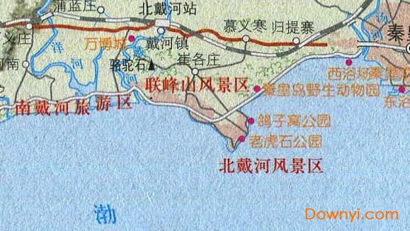 北戴河景區地圖下載