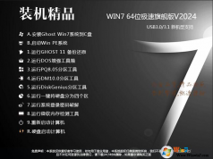 Win7旗艦版永久激活版(Win7 64位系統下載)v2024(帶USB3.0驅動)